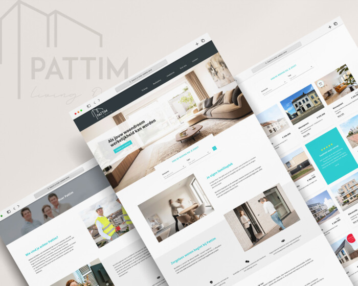 Pattim website long screens